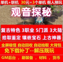 gee观音探秘特色三职业5门派3大陆拾取鉴定